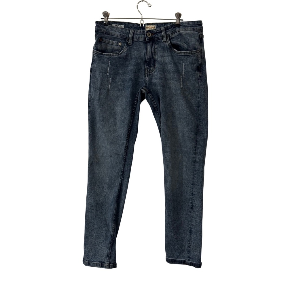 Weatherproof Vintage Slim Fit Jeans Mens 34x30 Medium Wash Blue Denim Pants